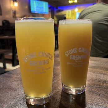 Stone Church Brewing - Heavenly Haze and Atomic Whirl - Breweries Near Me - Corona, California Stone Church Brewing - Heavenly Haze and Atomic Whirl - Breweries Near Me - Corona, California
