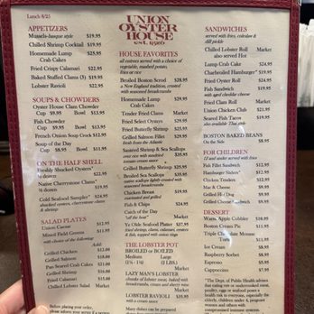 Union Oyster House - Seafood Near Me - Boston, Massachusetts Union Oyster House - Seafood Near Me - Boston, Massachusetts