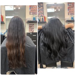 Cypress Hair Salon - Befor and after color for this beauty. Thank you so much for coming and supporting.