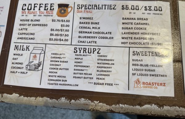 Menu photo 5 Roasterz Coffee Wood River, IL Menu photo 5 Roasterz Coffee Wood River, IL