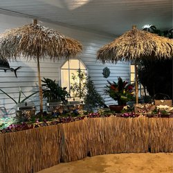 Islanders Luau - Buffet setup