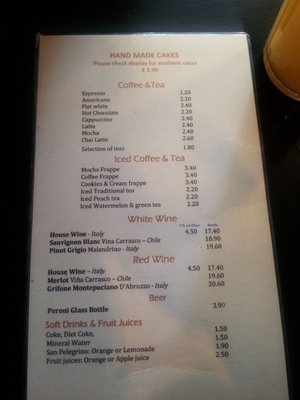 Menu photo 1 Momento London, XGL Menu photo 1 Momento London, XGL