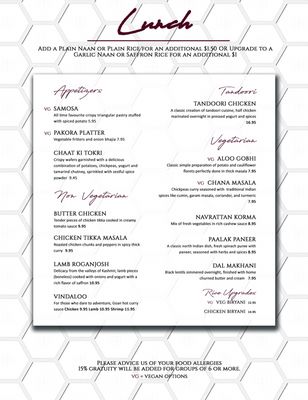 Menu photo 5 The Imperial Tandoor Peterborough, ON Menu photo 5 The Imperial Tandoor Peterborough, ON