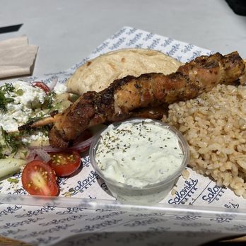Saloniki Greek - Delicious!! Affordable! Some of the best taziki dip out there! - Greek Near Me - Cambridge, Massachusetts