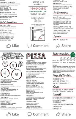 Menu photo 3 Emily's Italian Bistro Allen, TX Menu photo 3 Emily's Italian Bistro Allen, TX