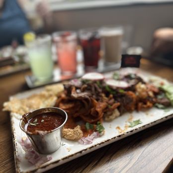 Madres Brunch - Madres Chilaquiles & agua fresca flight - Breakfast & Brunch Near Me - Bellflower, California Madres Brunch - Madres Chilaquiles & agua fresca flight - Breakfast & Brunch Near Me - Bellflower, California