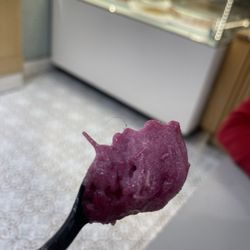 Hair in the ice cream