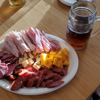 Globe Deli - Meat and cheese platter with good German beer - Delis Near Me - Costa Mesa, California Globe Deli - Meat and cheese platter with good German beer - Delis Near Me - Costa Mesa, California