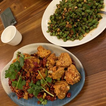 Spices 3 - Chicken Wings w/Explosive Chili Peppers and Diced String Beans - Szechuan Near Me - Oakland, California