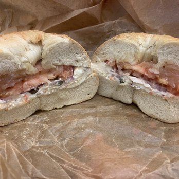 The Works Bakery Cafe - Bagel with cream cheese and lox - Cafes Near Me - Latham, New York The Works Bakery Cafe - Bagel with cream cheese and lox - Cafes Near Me - Latham, New York