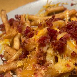 RibCrib BBQ - The bacon cheese fries are DELISH.