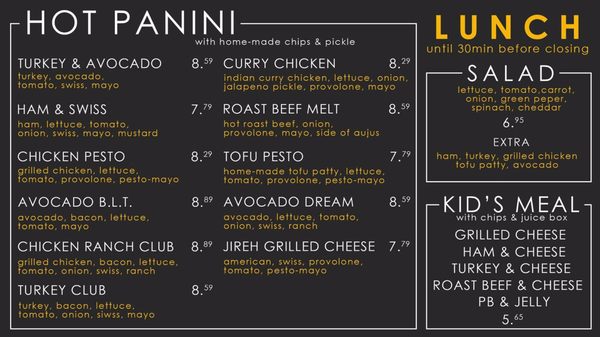 Menu photo 7 Jireh Bakery Cafe Centreville, VA