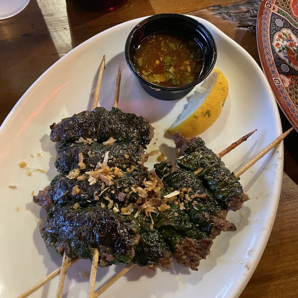 Cris and John - Bo La Lot Skewers - Vietnamese Near Me - Dallas, Texas