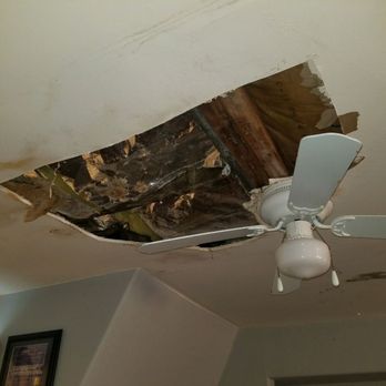 Eric Lamb - Celing damage befor - Handyman Near Me