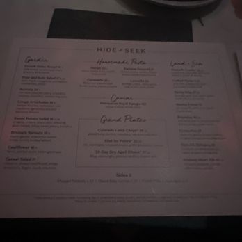HIDE+SEEK - New American Near Me - Chicago, Illinois