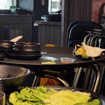 Top Korean BBQ - A service tray for us to clear our own plates - Korean Near Me - Henderson, Nevada Top Korean BBQ - A service tray for us to clear our own plates - Korean Near Me - Henderson, Nevada