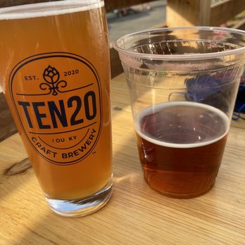 TEN20 Craft Brewery - IPA and red lager, both mine - Breweries Near Me - Louisville, Kentucky