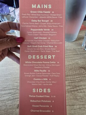 Menu photo 3 Daisy Bar Indianapolis, IN