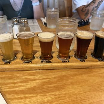 Last Frontier Brewing Company - Taster tray - Breweries Near Me - Wasilla, Alaska Last Frontier Brewing Company - Taster tray - Breweries Near Me - Wasilla, Alaska