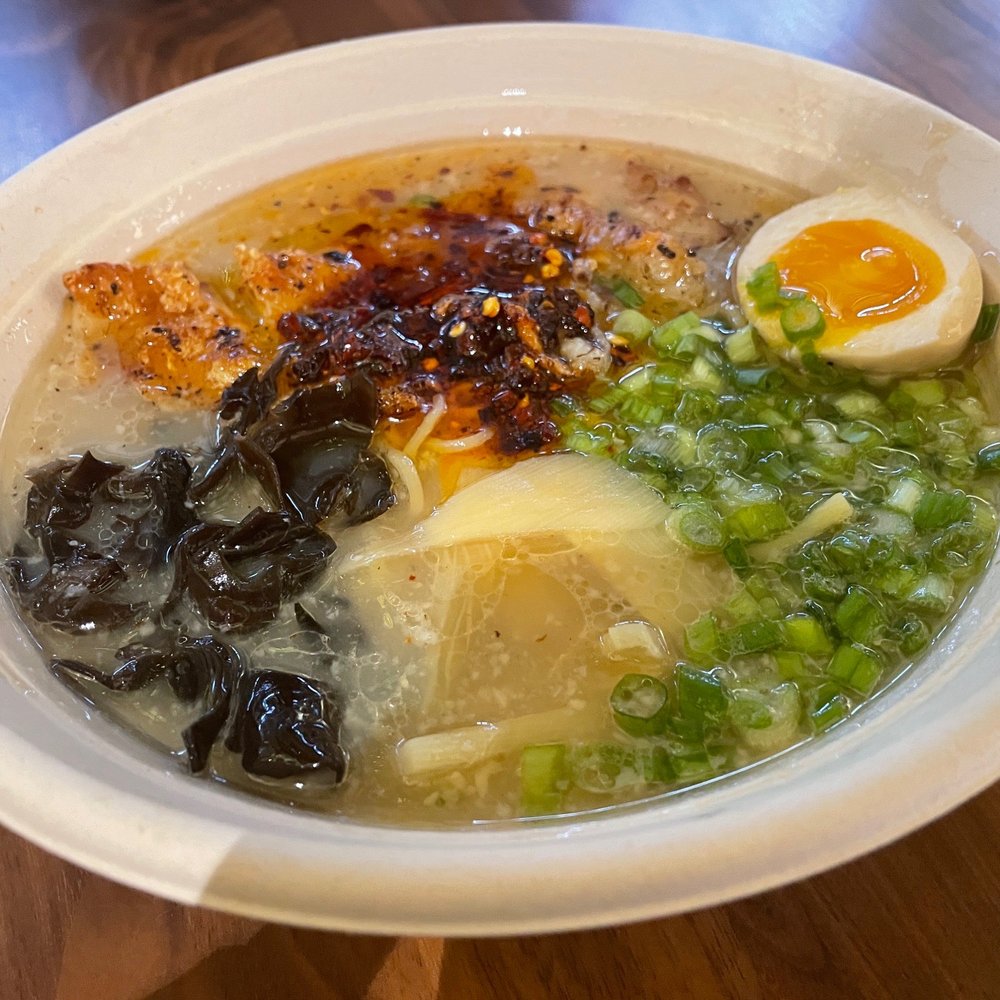 Lil Dumplings Noodle Bar - Ramen with the crispy chicken. I loved the cook on the chicken and the soft boiled egg. The ramen was just okay. - Ramen Near Me - Indianapolis, Indiana Lil Dumplings Noodle Bar - Ramen with the crispy chicken. I loved the cook on the chicken and the soft boiled egg. The ramen was just okay. - Ramen Near Me - Indianapolis, Indiana