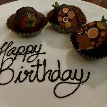 Trevi 5 - The different colored circles are all different colors inside of the chocolate. - Italian Near Me - Hershey, Pennsylvania