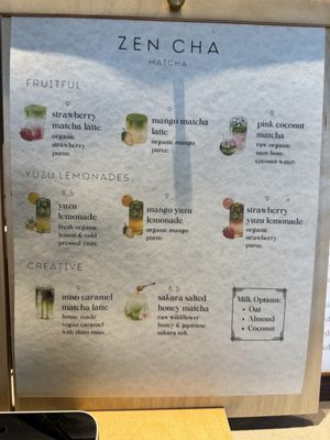 Menu photo 6 Zen Cha Matcha Darien, CT