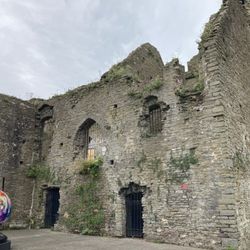 Swansea Castle - What remains of Swansea Castle.  It once covered 4.6 acres of land.