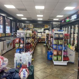 the inside of the store