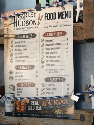 Menu photo 1 Barley On The Hudson Tarrytown, NY
