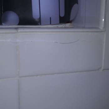 Madison at the Arboretum - This was their first attempt to fix the cracked tile in the shower. - Apartments Near Me - Austin, Texas Madison at the Arboretum - This was their first attempt to fix the cracked tile in the shower. - Apartments Near Me - Austin, Texas