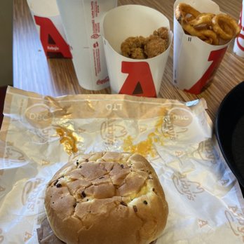 Arby's - My order of the Double Roast Beef, Chicken Premium Nuggets (6 ea.), and Curly Fries (Medium) - Fast Food Near Me - Rochester, New York
