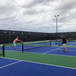 Sports Courts...these are the pickle ball courts. They also have Shuffleboard courts, ping pong, a pool, and hot tub.