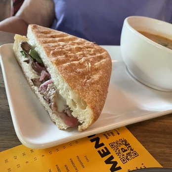 Postino Heights - Roast Beef Panini - Wine Bars Near Me - Houston, Texas Postino Heights - Roast Beef Panini - Wine Bars Near Me - Houston, Texas