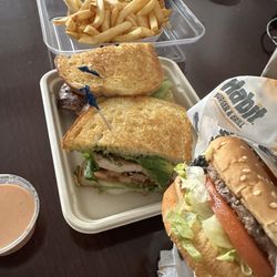 Habit Burger & Grill - Classic charburger and chicken club