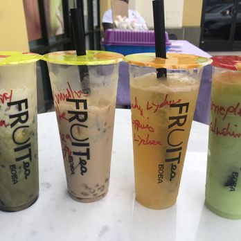 Fruitea Boba - Blueberry matcha, winter melon, peachy lyceee, and honeydrew. - Caterers Near Me - Orange, California Fruitea Boba - Blueberry matcha, winter melon, peachy lyceee, and honeydrew. - Caterers Near Me - Orange, California