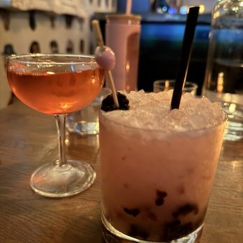 Nobody Told Me - Carbonated Cosmo & Assemble the Empire - Cocktail Bars Near Me - New York, New York