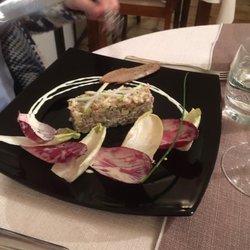 La Mule Blanche - Tartare de saumon ou truite je ne sais plus bien ...