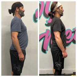 Heavy Mettle Fitness - Noah has lost over 40 pounds since he began training with us!