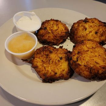 Fox's Deli - Potato latkes - Soup Near Me - Rochester, New York Fox's Deli - Potato latkes - Soup Near Me - Rochester, New York