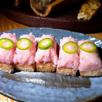 KYU - Tuna on crispy rice - Asian Fusion Near Me - New York, New York KYU - Tuna on crispy rice - Asian Fusion Near Me - New York, New York
