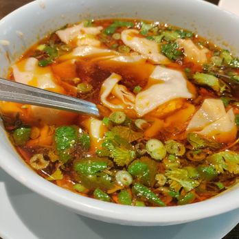 Nomad Asian Bistro - wontons in chili oil - Chinese Near Me - Long Beach, California Nomad Asian Bistro - wontons in chili oil - Chinese Near Me - Long Beach, California