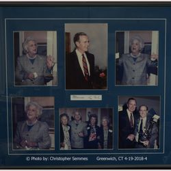 Christopher Semmes Photography - When George Bush came to Greenwich I was Honored to take photos of him, Barbara and Aunts.