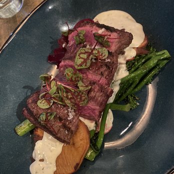 Gather in Jackson Hole - Red wine marinated bison - New American Near Me - Jackson, Wyoming
