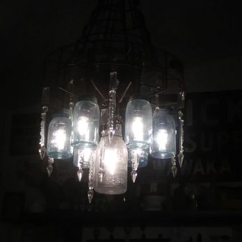 Barbed Wire Cafe - Cool chandelier - Breakfast & Brunch Near Me - Plainwell, Michigan