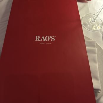 Rao's Miami Beach - Menu - Italian Near Me - Miami Beach, Florida Rao's Miami Beach - Menu - Italian Near Me - Miami Beach, Florida