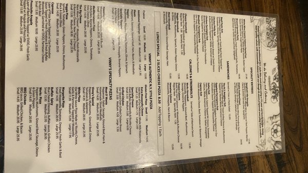 Menu photo 5 Vinny's NY Pizza & Grill Duluth, GA Menu photo 5 Vinny's NY Pizza & Grill Duluth, GA
