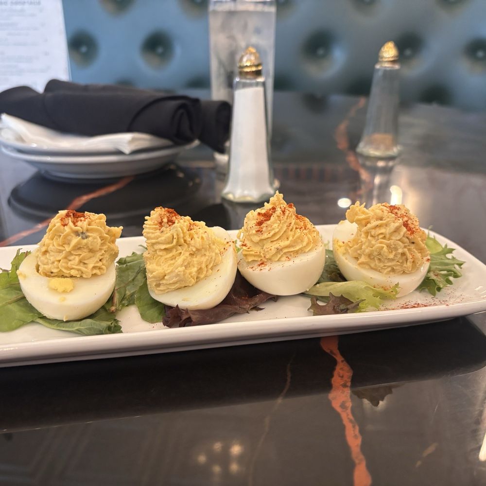 Crab Deviled Eggs Crab Deviled Eggs