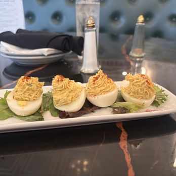 Keem's Cuisine - Crab Deviled Eggs - Breakfast & Brunch Near Me - Wilmington, Delaware Keem's Cuisine - Crab Deviled Eggs - Breakfast & Brunch Near Me - Wilmington, Delaware