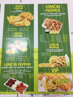 Menu photo 4 Lemon Peppers Miami, FL
