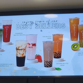 RareTea - Menu as of October 2022 - Bubble Tea Near Me - Gainesville, Virginia RareTea - Menu as of October 2022 - Bubble Tea Near Me - Gainesville, Virginia